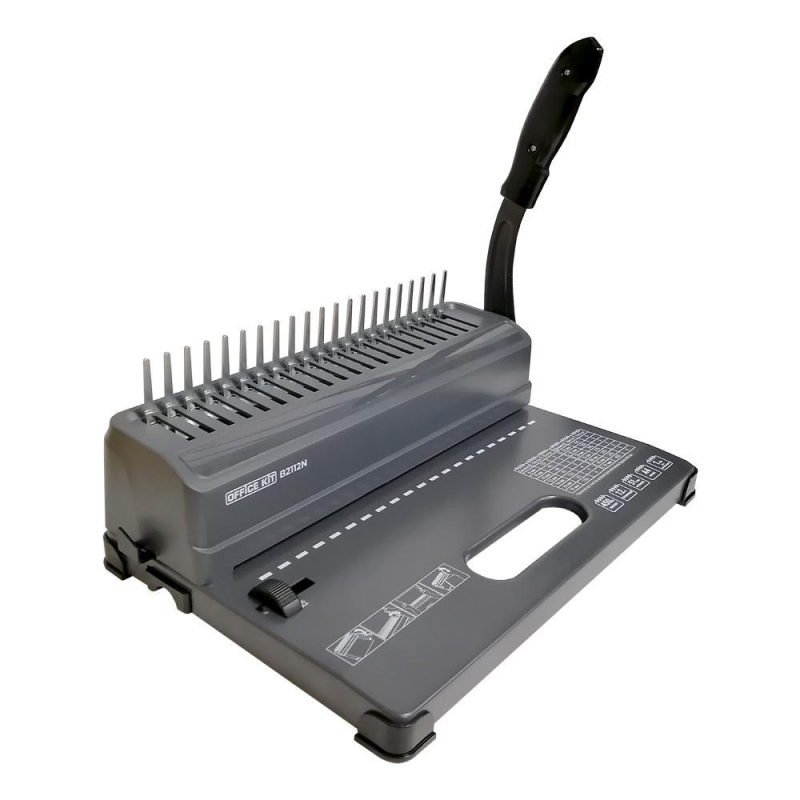 Брошюровщик Office Kit B2112N, А4, А5, 12/450 л. пл. пруж 1623492