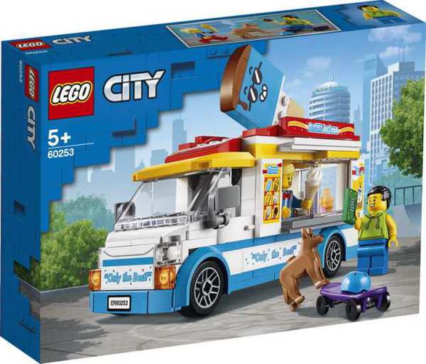 Конструктор "Грузовик мороженщика" Lego City (Лего Город) 60253-L