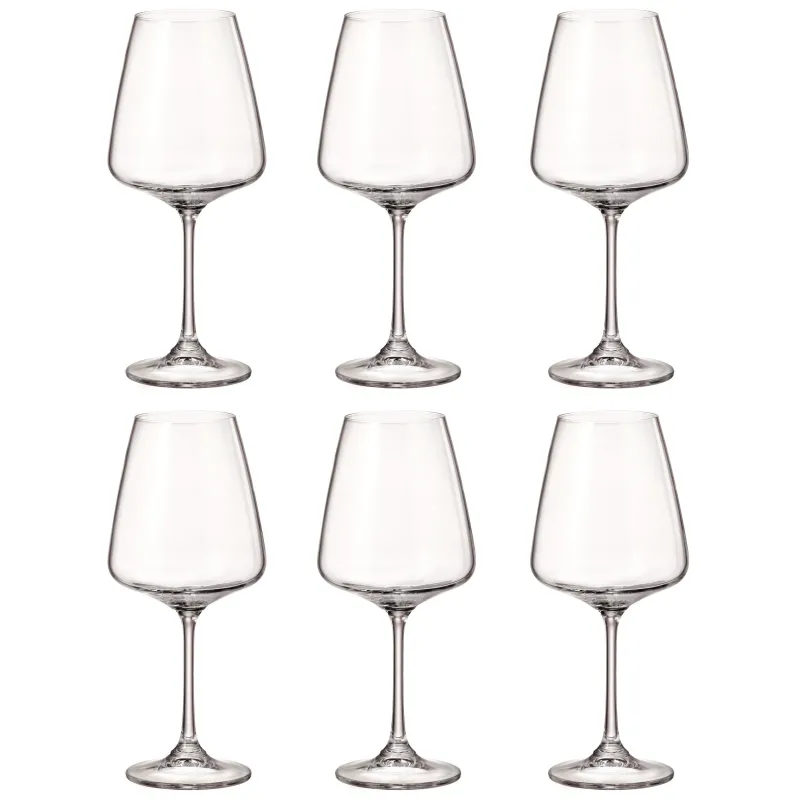 Бокал для крас вина CORVUS,450мл(набор 6шт)арт. 91L/1SC69/0/00000/450-664 Crystal Bohemia 1911884