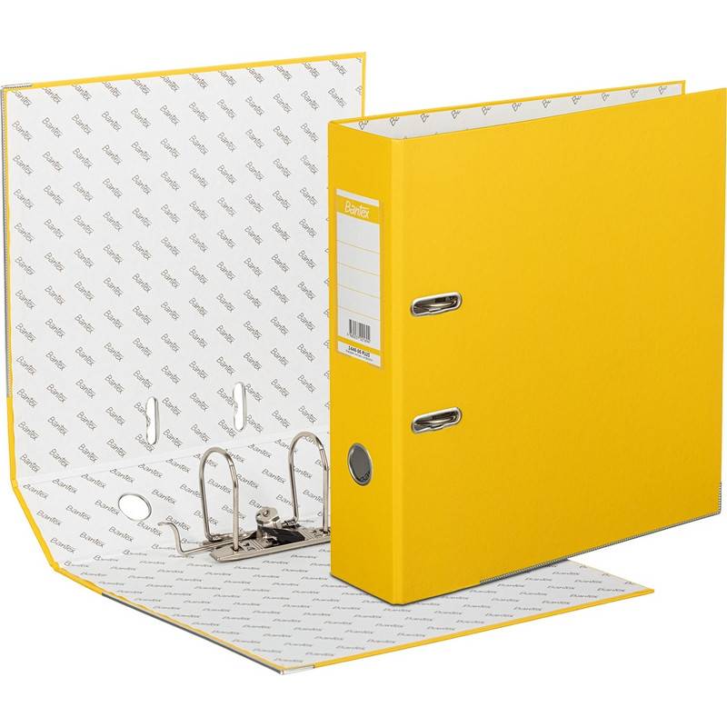 Папка-регистратор Attache Selection Economy Plus 80 мм желтая 403251