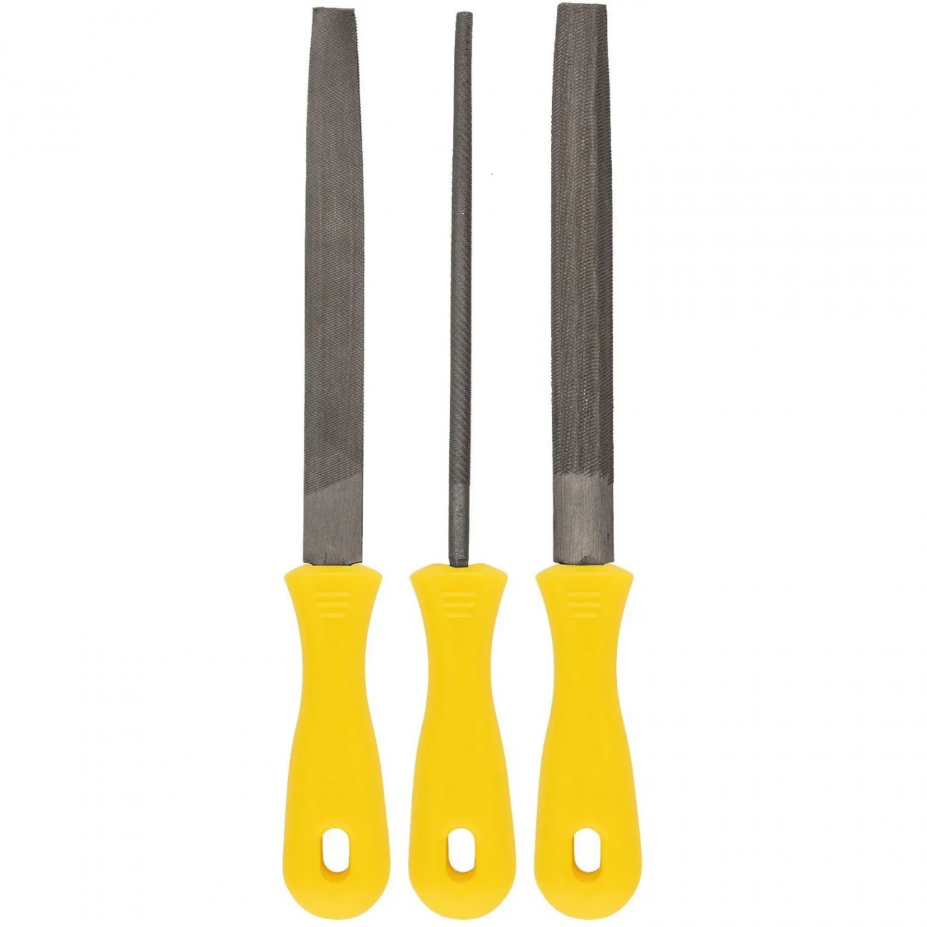 Набор напильников БИБЕР 85307 МАСТЕР 3шт, 250мм 2278808 тов-141921