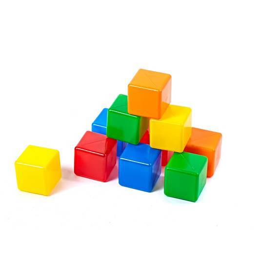 Набор кубиков - 2, 10 шт Строим Вместе 5253