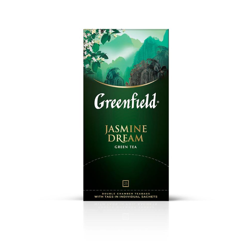 Чай Greenfield Jasmin Dream зеленый фольгир.25пак/уп 0373-15 104572