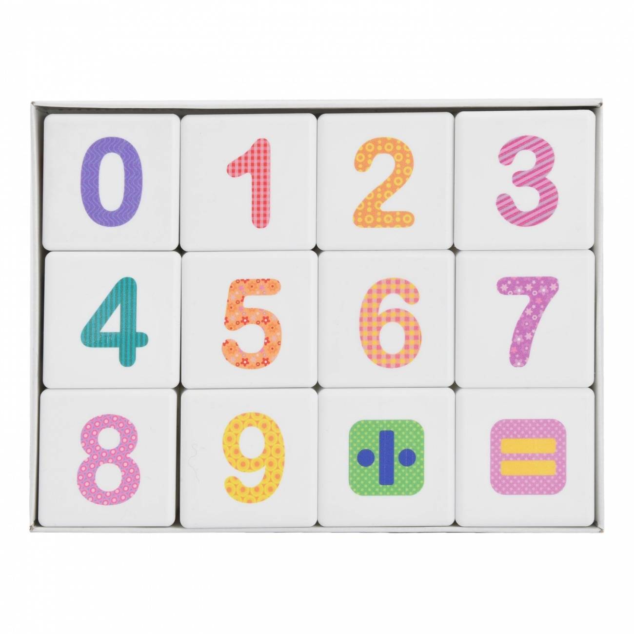 Кубики "Весёлая арифметика" 12 шт. Десятое Королевство 00708