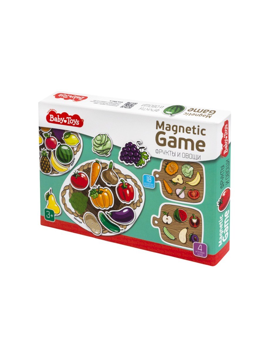 Десятое королевство Игра магнитная Фрукты и овощи Магнитные игры 05592ДК