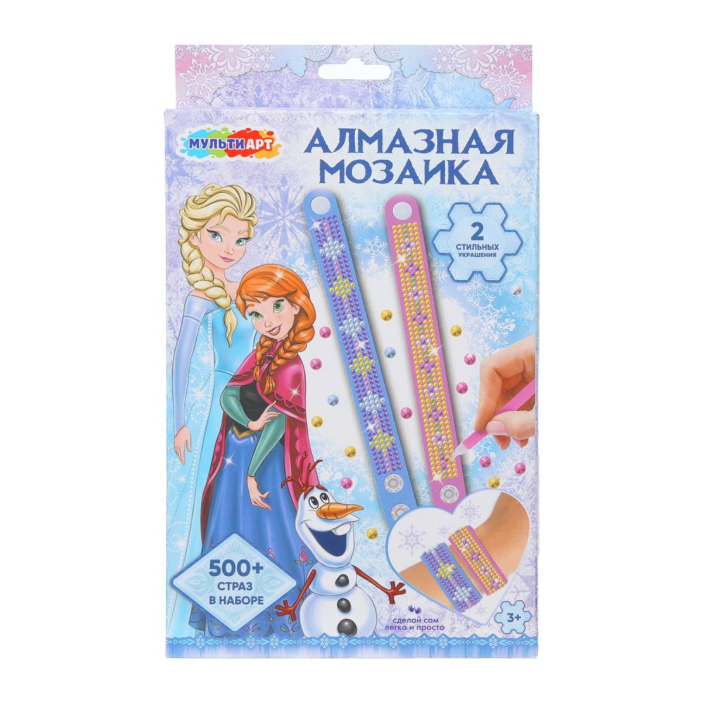 Браслеты алмазной мозаикой 2 шт, "Снежная принцесса" MultiArt AMBR-125600-FR