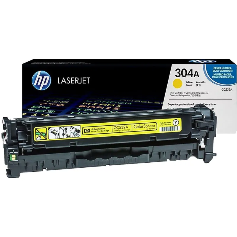 Картридж лазерный HP 304A CC532A жел. для CLJ 2025/2320 131514
