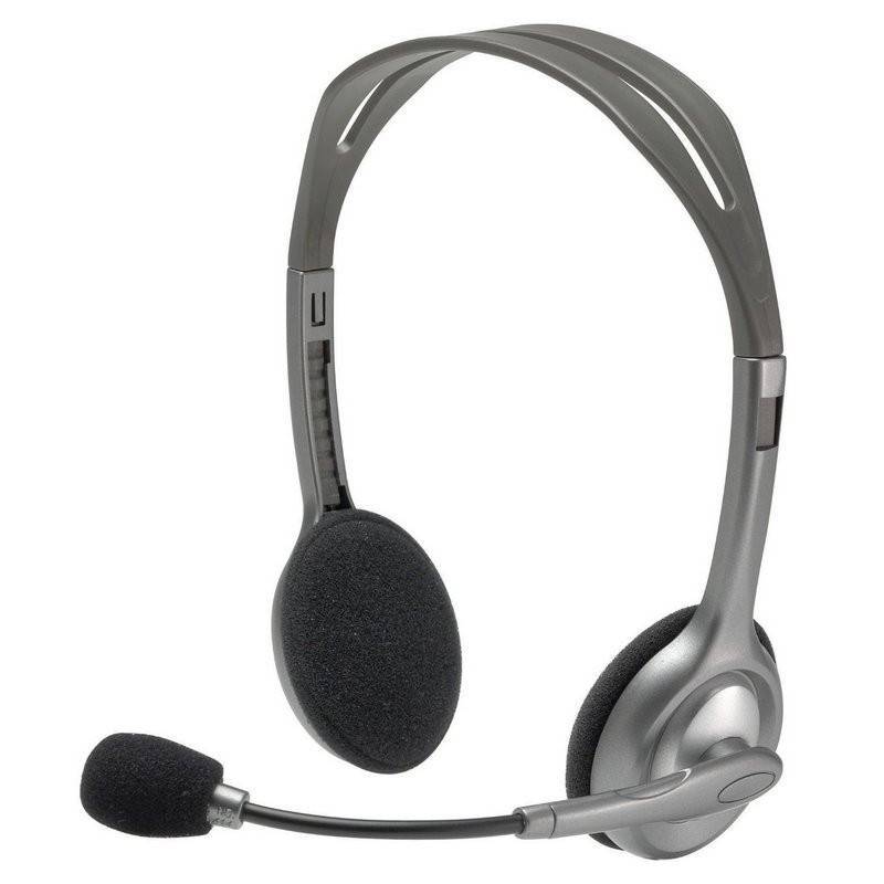 Гарнитура Logitech Stereo Headset H110 (981-000271) 2xmini jack 371087