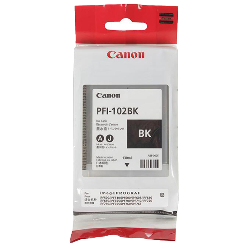 Картридж струйный Canon PFI-102BK (0895B001) чер. для IPF500/600/700 239335