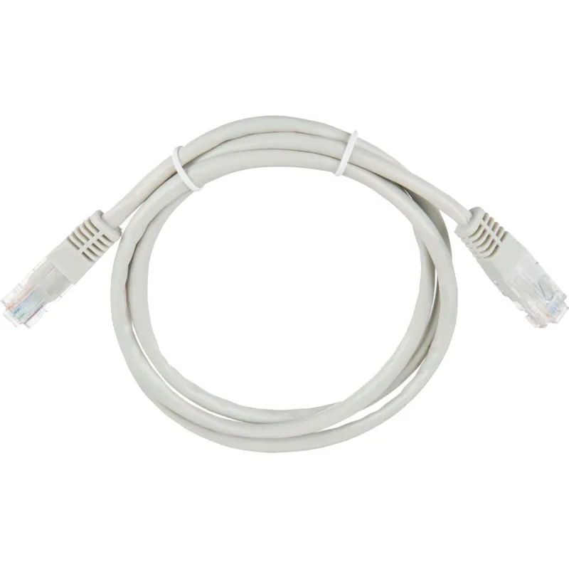 Патч-корд BigTech OPCC002 UTP CCA кат.5e/1м/литой/многожильный (серый) 1883270