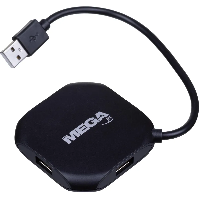 Разветвитель USB ProMega Jet HS007 USB 2.0x4шт/черный 1853677 303025007695594