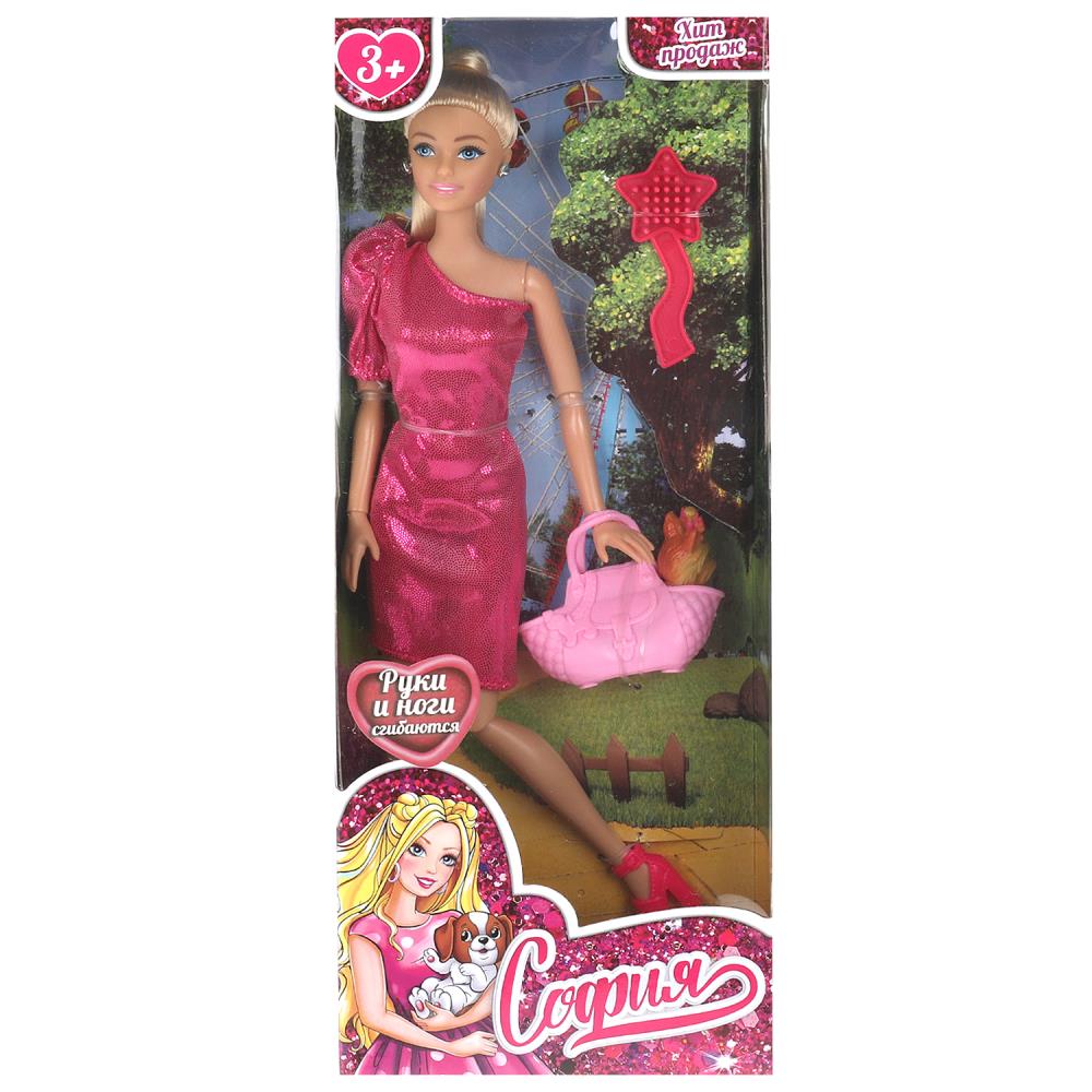 Игровой набор с куклой, питомцем "София", 29 см. шарнирная Карапуз 66001PET-DG10-S-BB