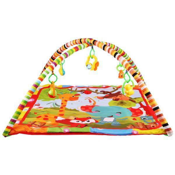 Детский игровой коврик "Забавный лисенок" с игрушками на подвеске Умка B1682982-R