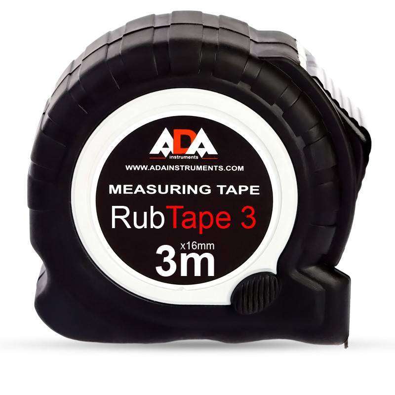 Рулетка ADA RubTape 3 3м x 16мм с фиксатором 484365