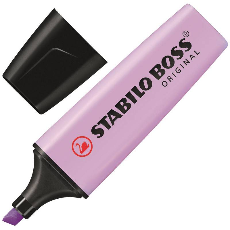 Текстовыделитель Stabilo Boss Original Pastel 70/155 фиолетовый (толщина линии 2-5 мм) 733542
