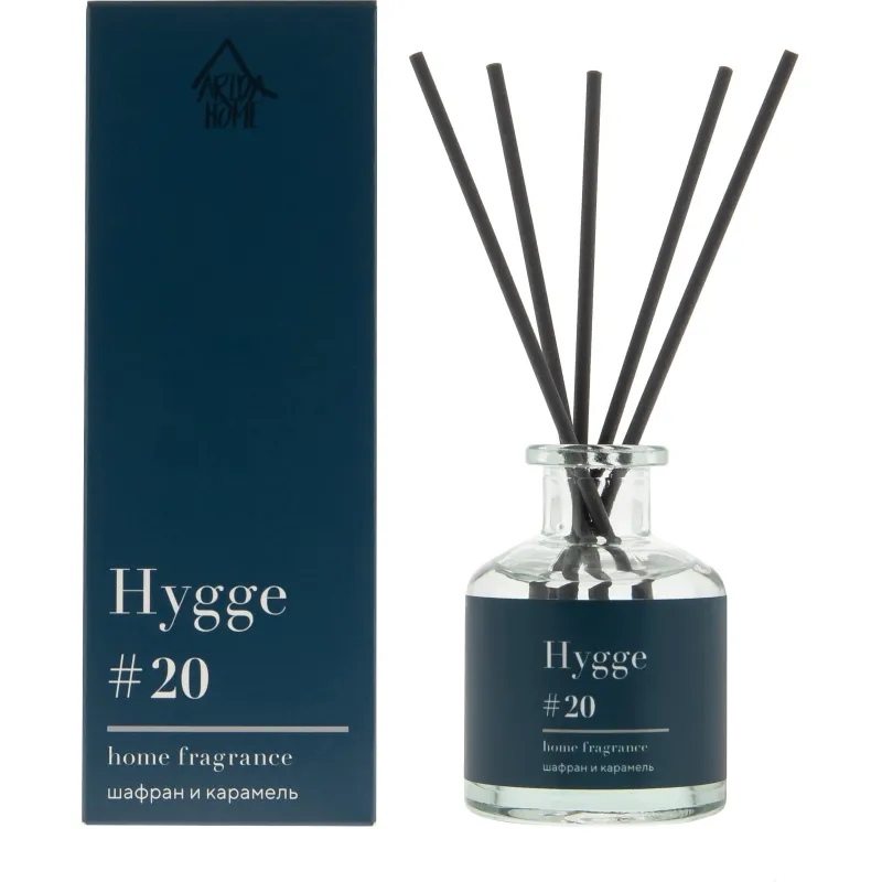 Аромадиффузор Аромат для дома Hygge 20 Шафран и карамель 50мл, АР 100-563 Arida Home 2224865