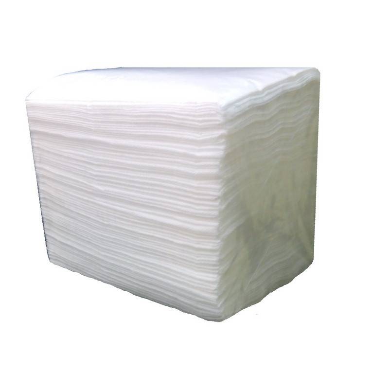 Салфетки бумажные Luscan Professional N4 1-слойные 200 листов 16 пачек в уп 601120