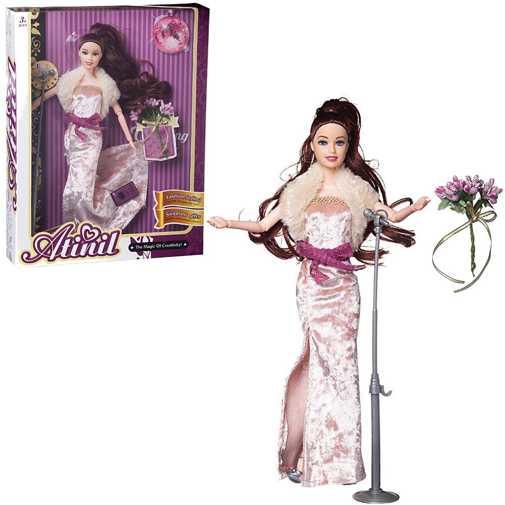 Кукла Junfa Atinil Виновница торжества (в длинном, бархатном платье) с аксесс. 28см WJ-21570