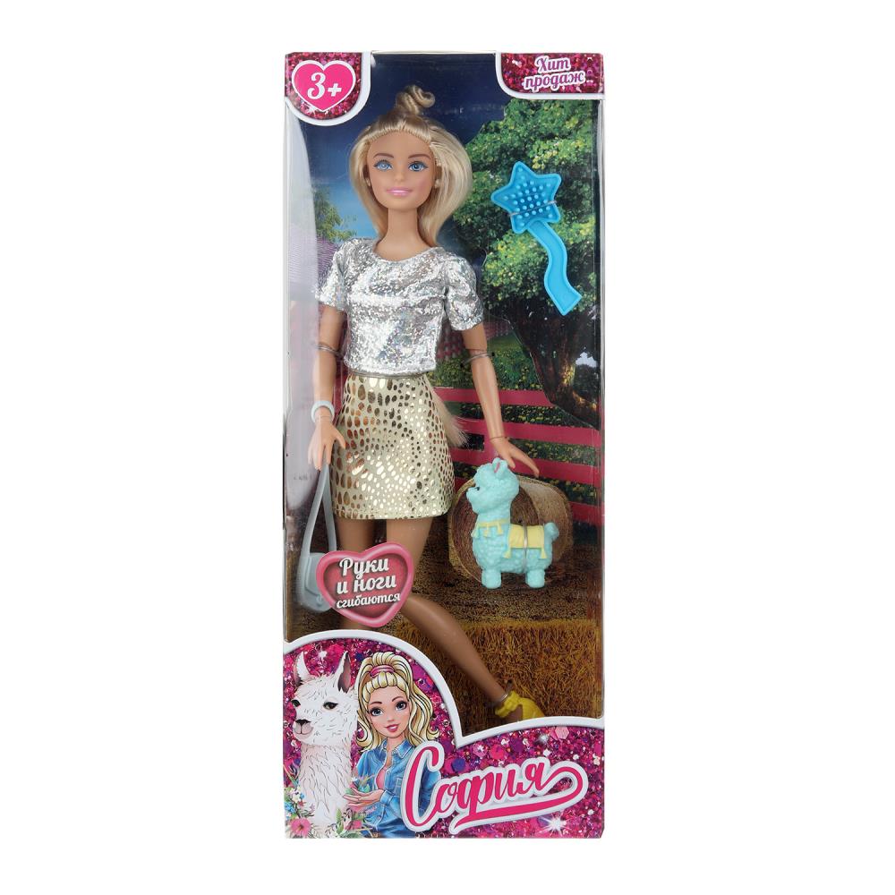 Игровой набор "София", шарнирная кукла+питомец, 29 см. Карапуз 66001PET-LM-S-BB-WOD