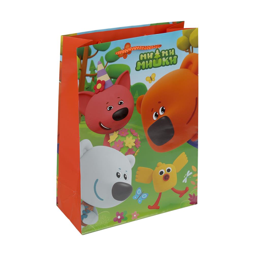 Пакет подарочный глянцевый "Ми-ми-мишки" L, 140 гр/м Чудо праздник PL-127480-MSH