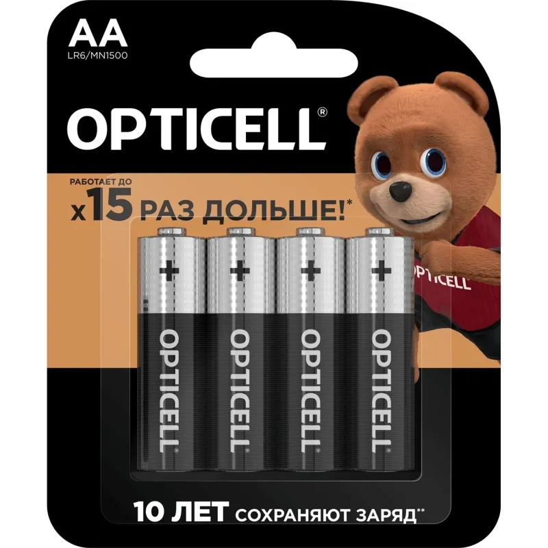 Батарейка OPTICELL Basic AA 4шт/уп 2057684 5051001