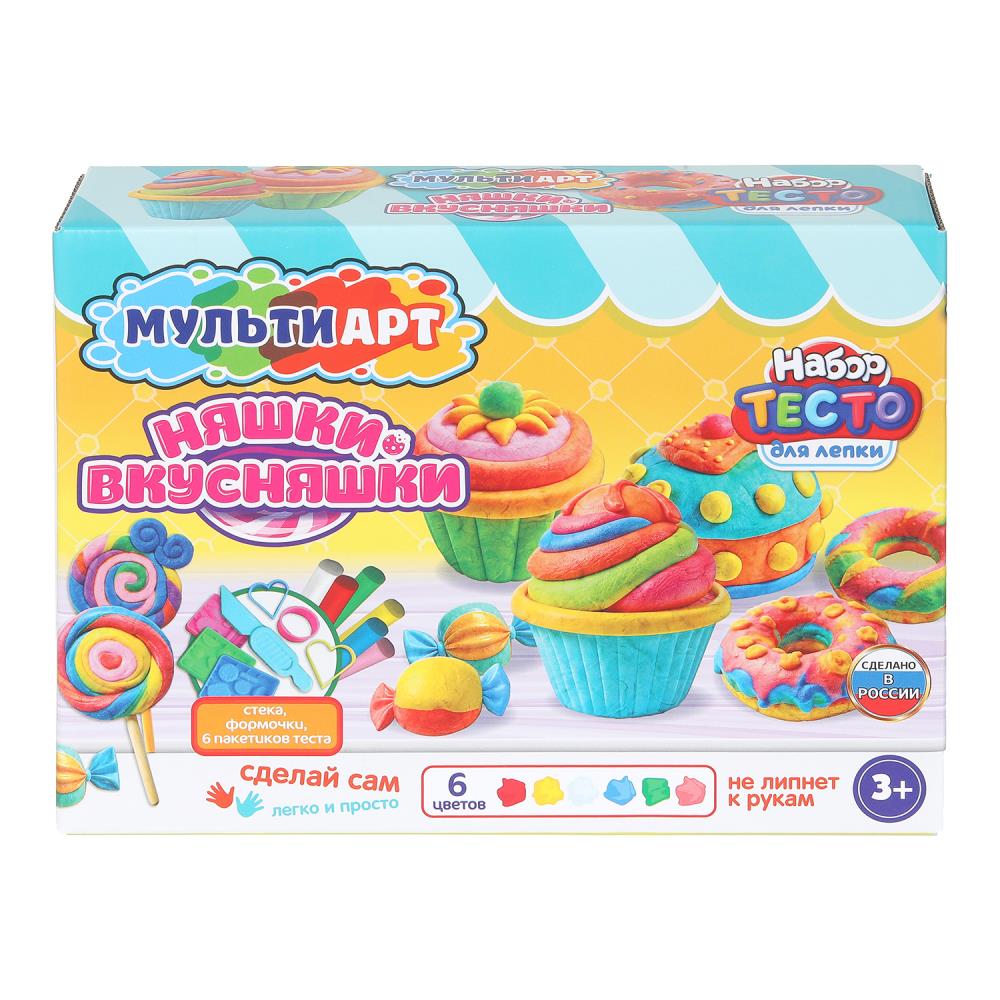 Набор для лепки "Няшки-вкусняшки", 24 см. MultiArt PDSET-MA120042-WOT