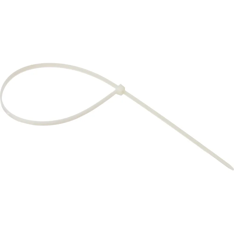 Хомут стяжка нейлоновая TOPFORT 5х400 белый 100 шт/уп 2097659
