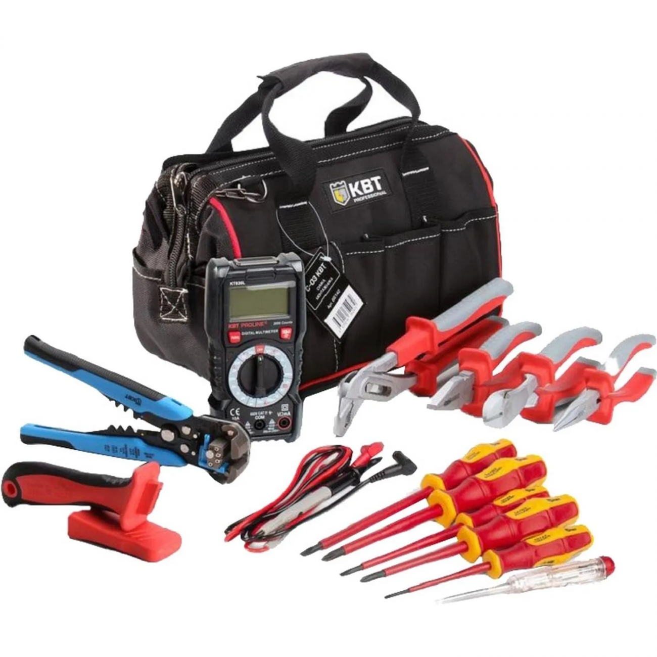 Набор инструмента электрика НИЭ-02 (КВТ) 66353 1763515