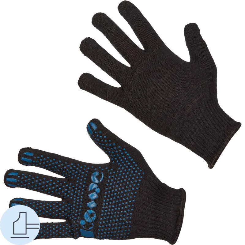 Перчатки защитные трикотажн КОМУС ПВХ Точка 5нит52г10кл черн р.10 (5пар/уп) 2098941 х/б с ПВХ рисунком