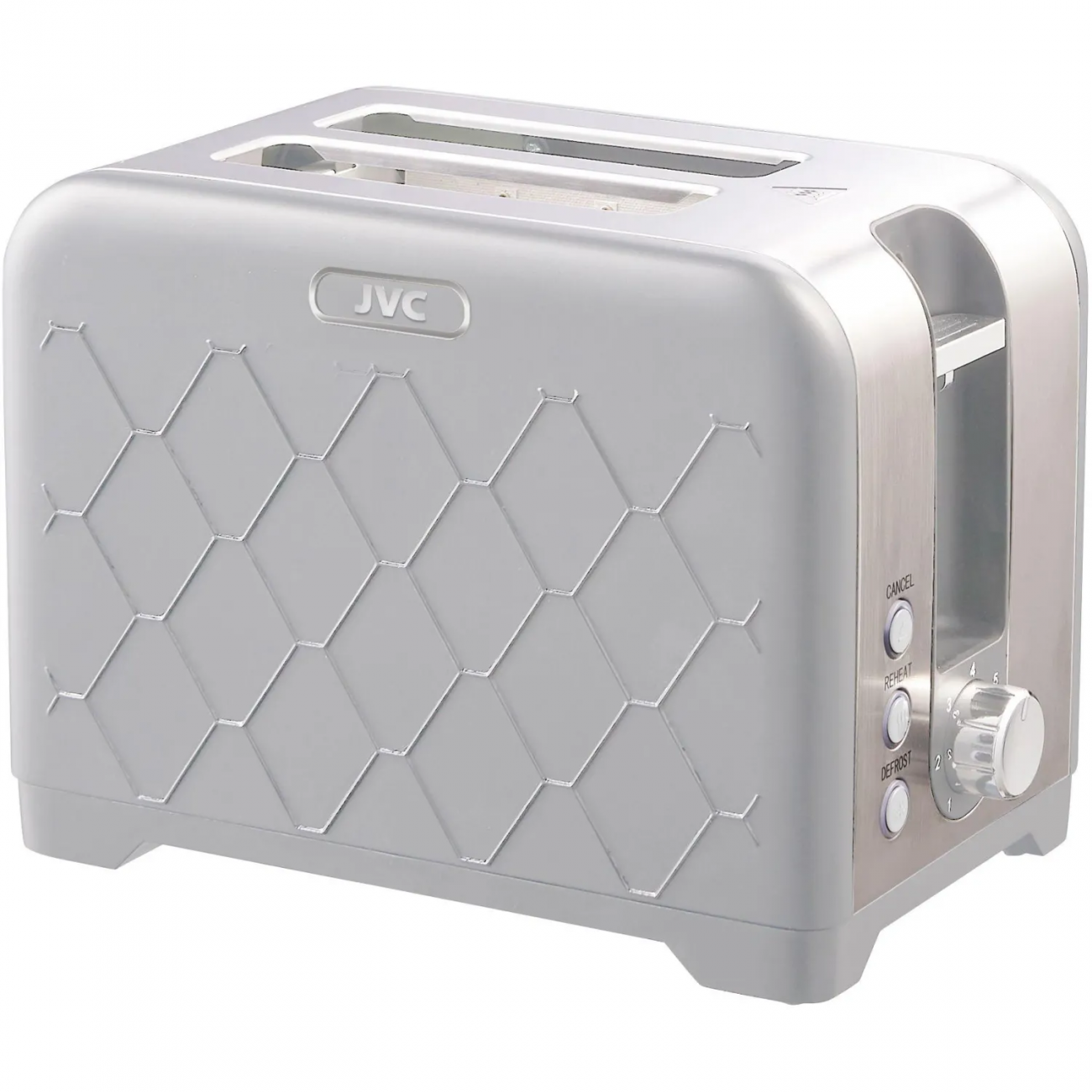 Тостер JVC JK-TS722, 900ВТ, 2 отсека, белый 1697393