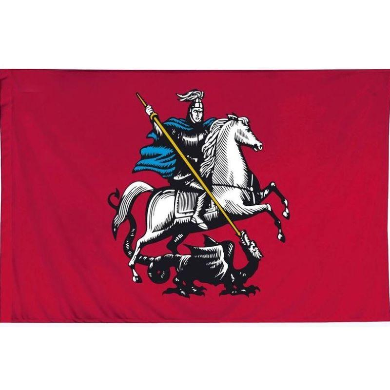 Флаг Москвы 90х135 интерьерный 1638882
