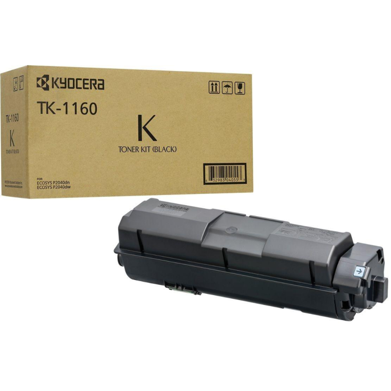 Тонер-картридж Kyocera TK-1160 чер. для Ecosys P2040d n/P2040dw 669198 1T02RY0NL0