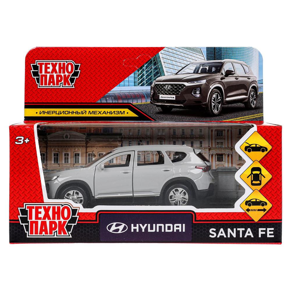 Машина металлическая Хюндай Сантафе, 12 см. темно серый, Технопарк SANTAFE-12-GY (72)