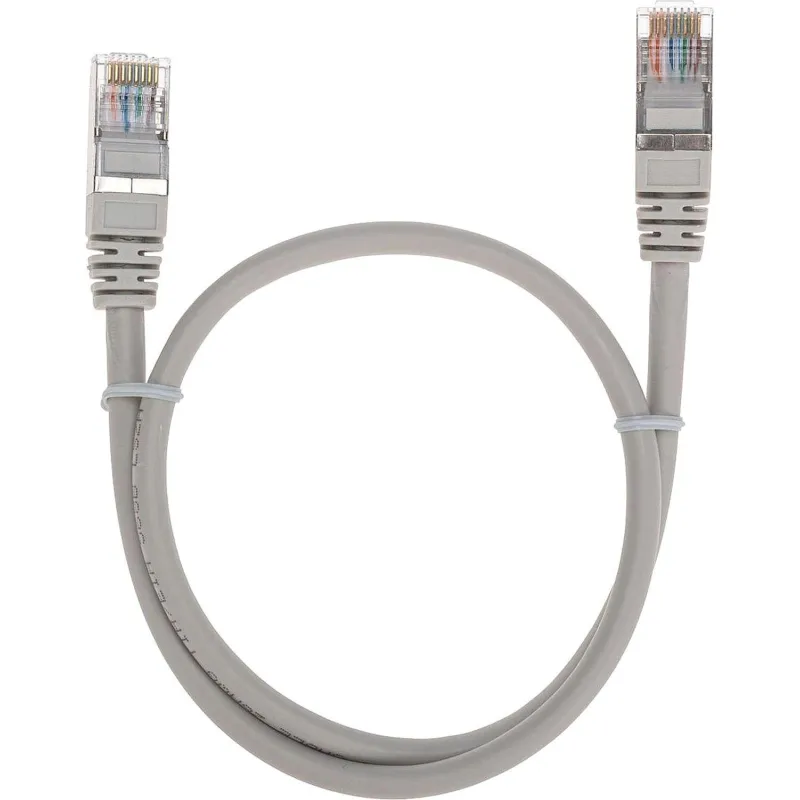 Патч-корд REXANT (02-0110-05) F/UTP, CAT 5e, 26AWG, LSZH, серый, 0,5м 2111830