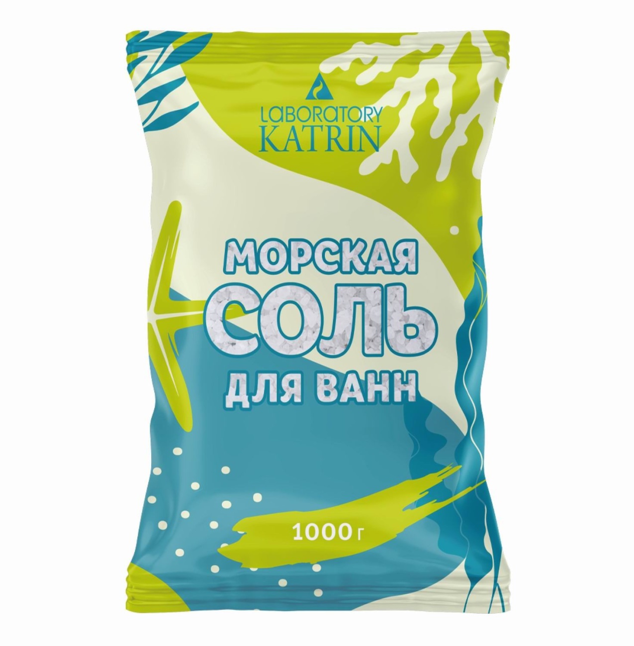 Соль для ванн Laboratory KATRIN Морская 1000г 4607064290390