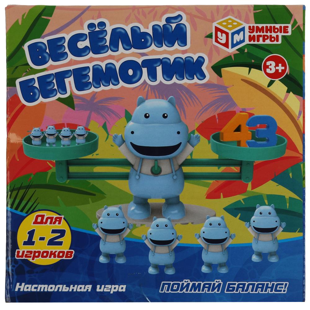 Настольная игра веселый бегемотик Умные игры 2012K413-R