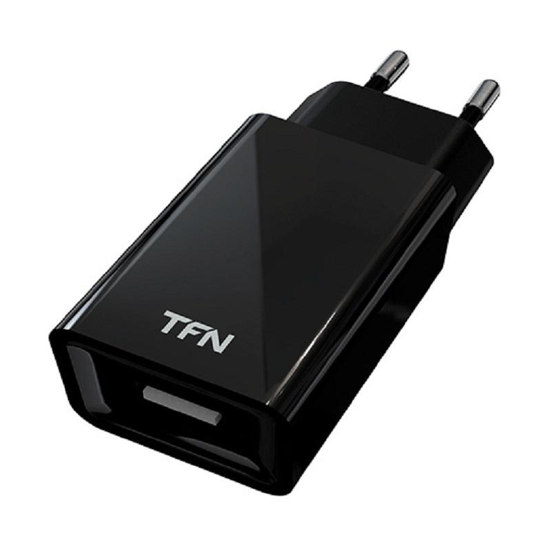 З/у сетевое TFN, USB, 1A, черный (TFN-WC1U1ABK) 1663451