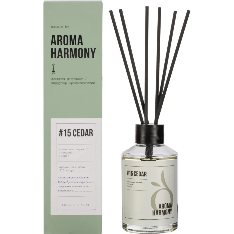 Аромадиффузор #15 Cedar 100 мл, ZL0002 Aroma Harmony 1987363