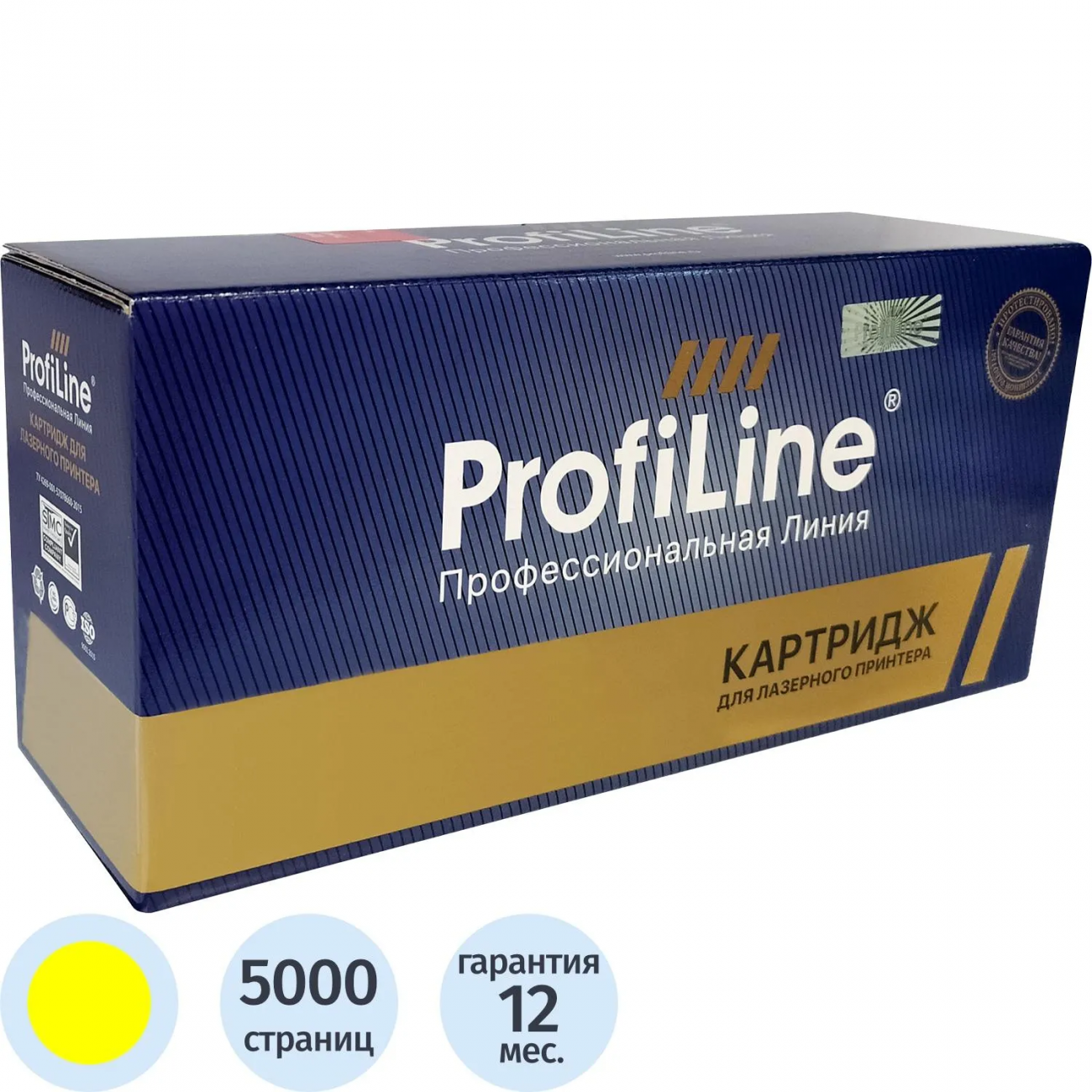 Тонер-картридж ProfiLine TK-5370Y жел. д/Kyocera PA3500cx/MA3500cix 2438508 PL_TK-5370Y_Y