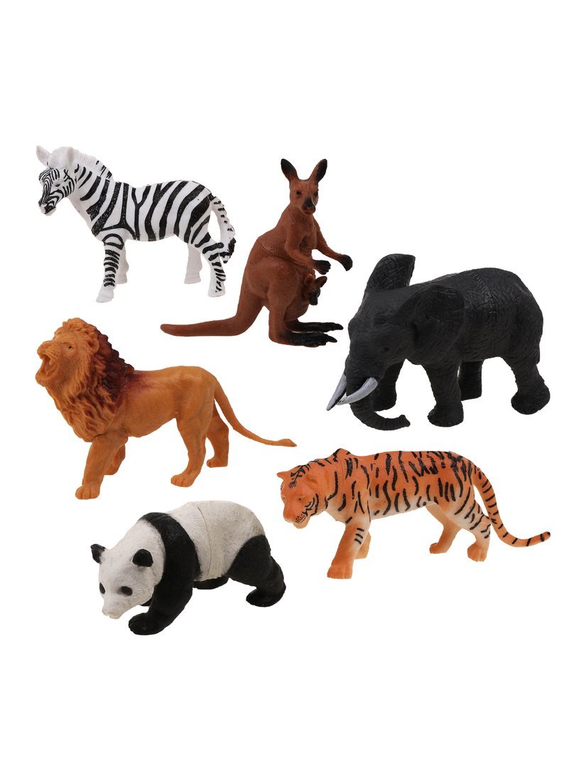 Набор дикие животные, 6 предм. Наша Игрушка 9025