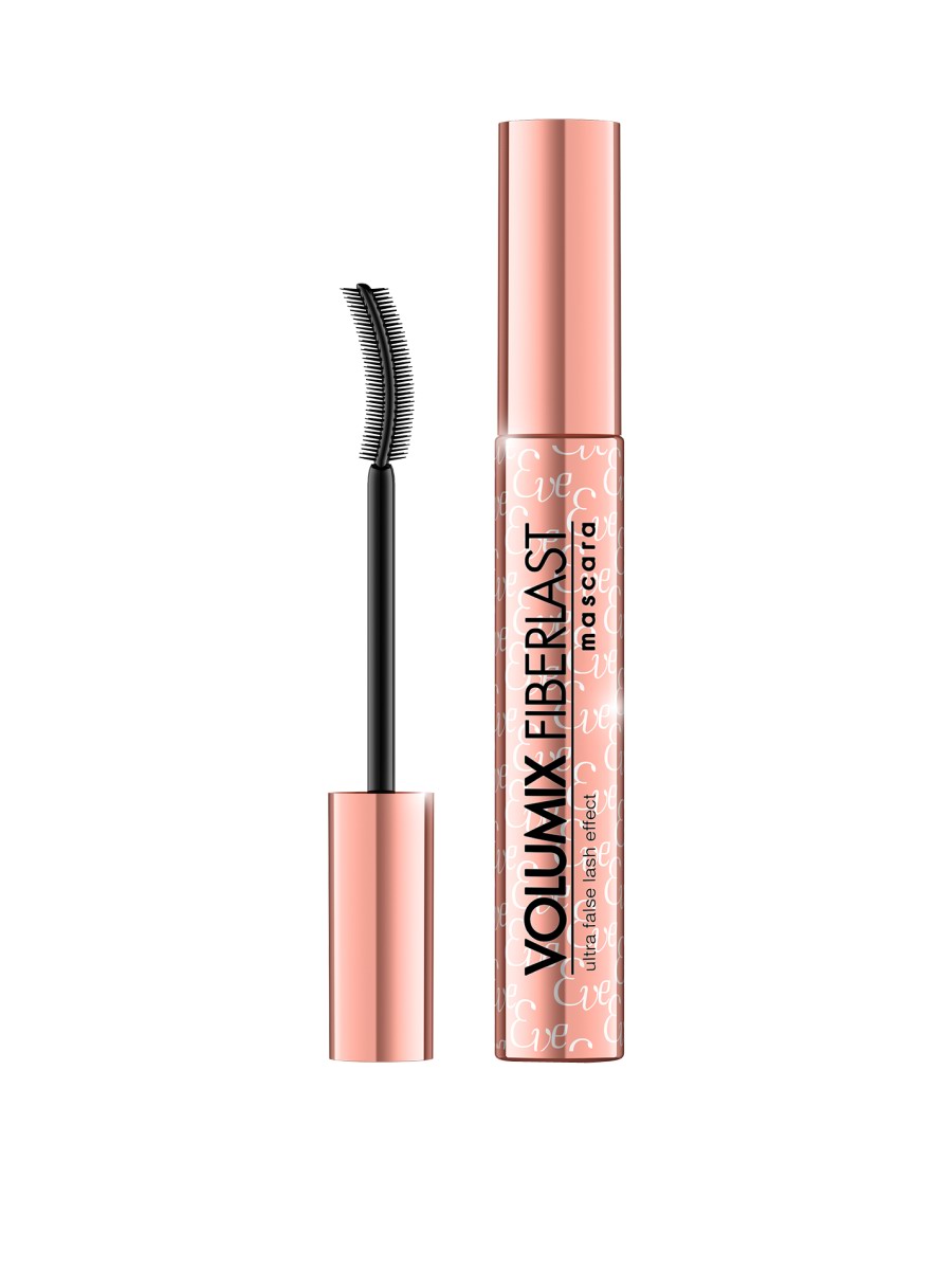 EVELINE Volumix Fiberlast Тушь для ресниц эффект накладных ресниц, черная 10мл 5901761966121