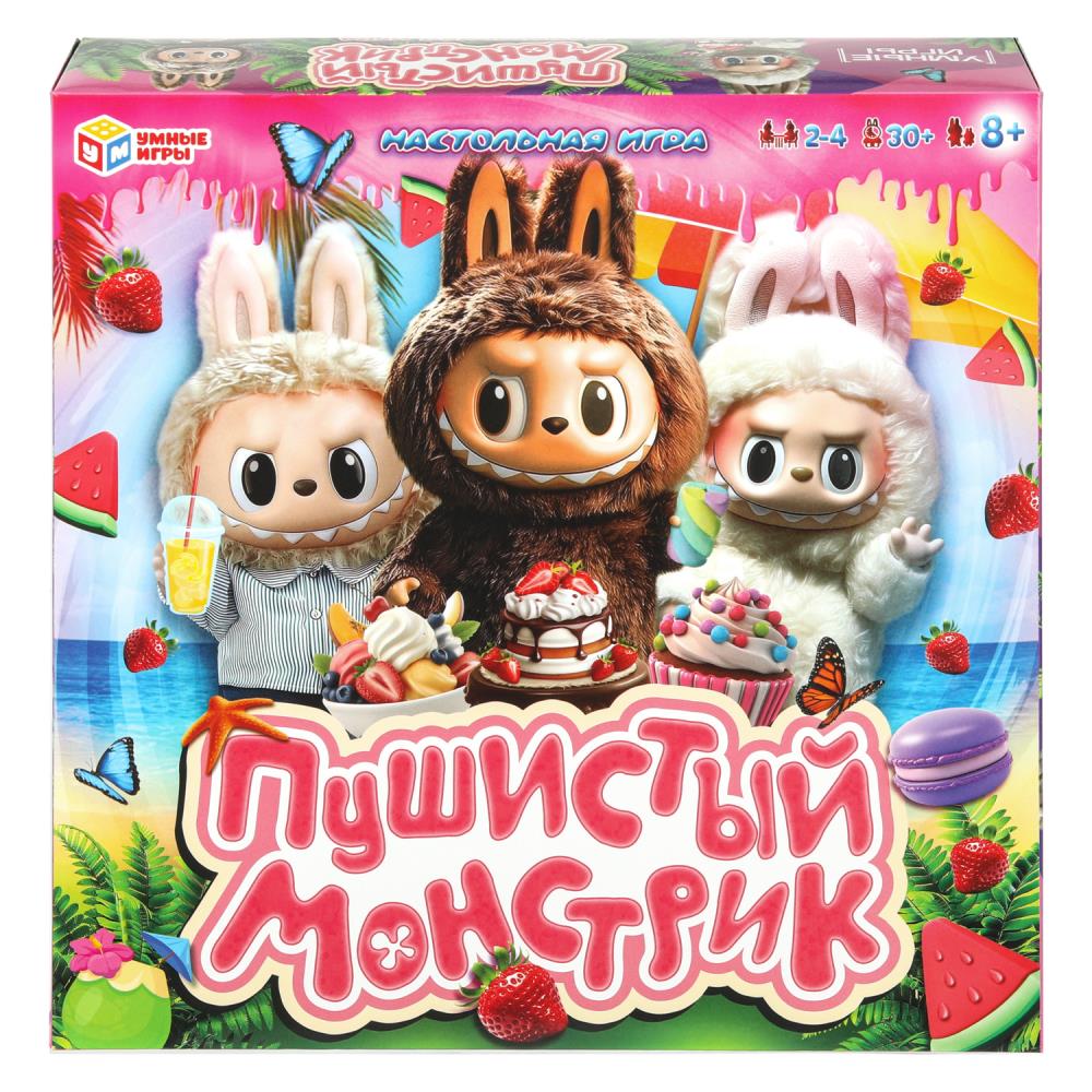 Настольная игра-ходилка "Пушистый монстрик" УМка 4630395058865