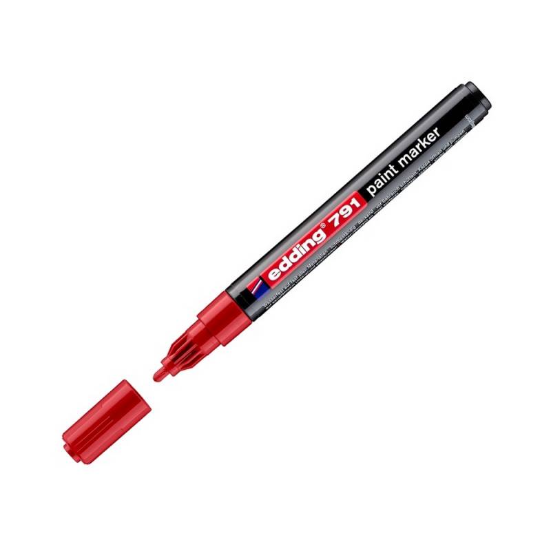 Маркер лаковый Edding красный (толщина линии 1-2 мм) 1183522