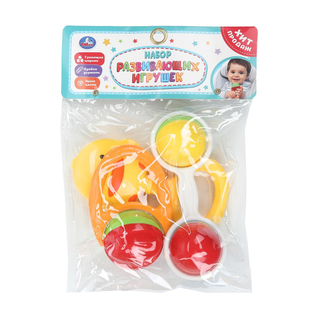 Набор развивающих игрушек для детей, 3 шт. УМка 2007M163-R