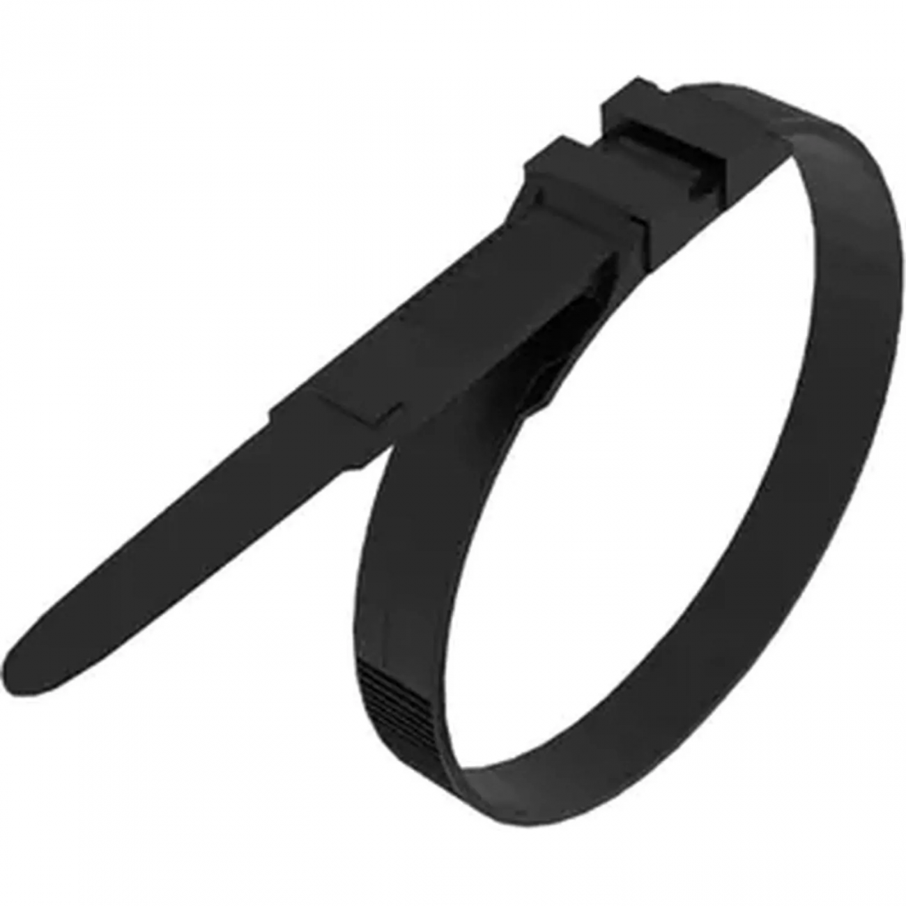 Стяжка REXANT (07-0186)нейлон. дляСИП с гориз.замк.180x6,0мм черн(100шт/уп) 2465817