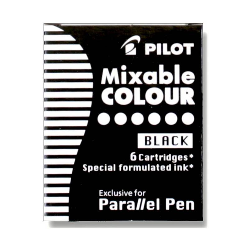 Чернильный картридж Pilot Parallel Pen черный (6 штук в уп) 1006829