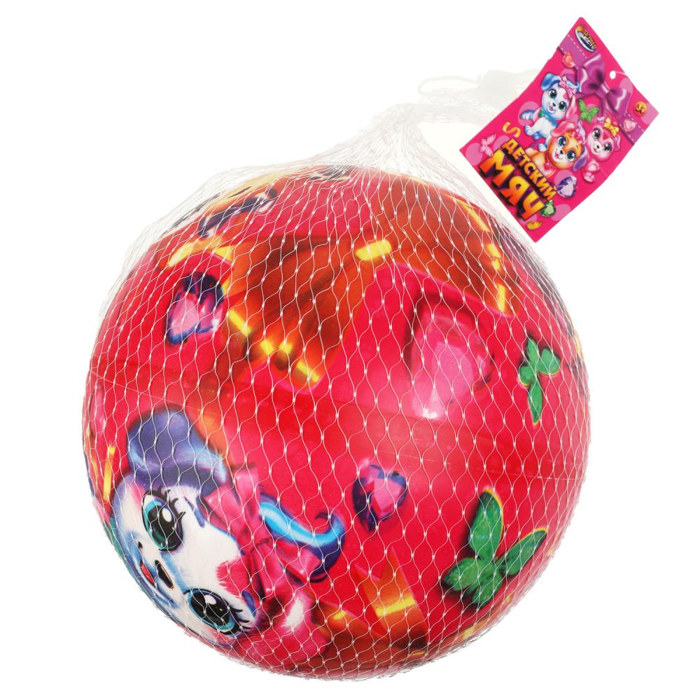 Мяч пвх питомцы, 23 см, полноцвет, в сетке Играем Вместе FD-9(PPETS)