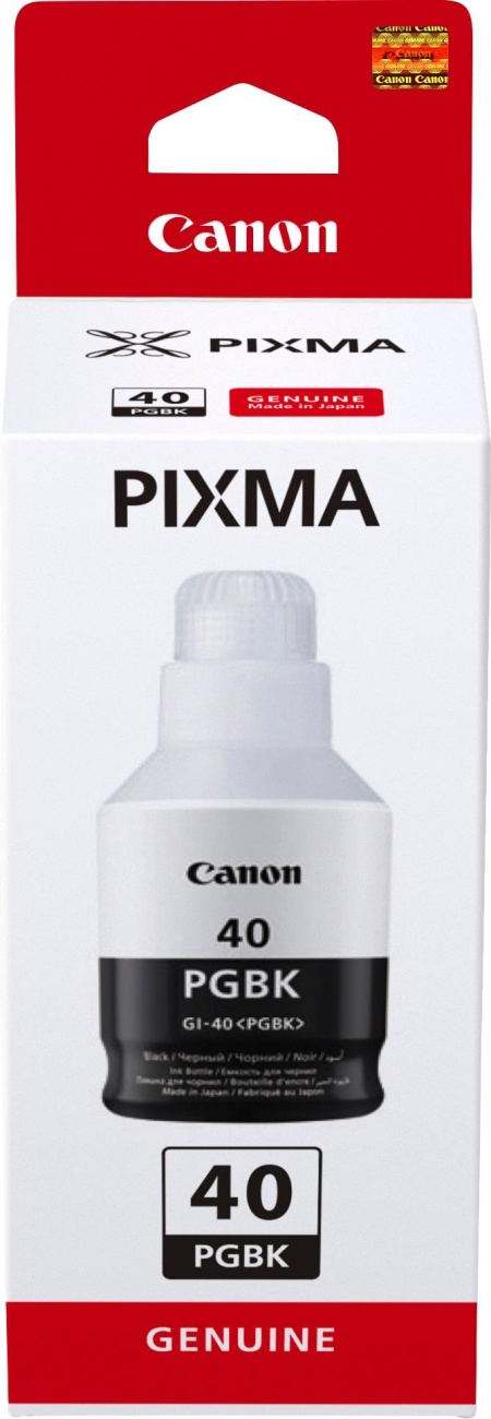 Чернила Canon GI-40BK (3385C001) чер. для Pixma G5040/G6040 1102544