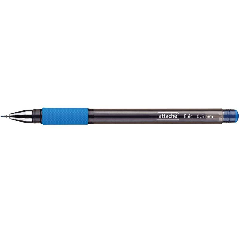 Ручка гелевая Attache Epic синяя (толщина линии 0.5 мм) 389741