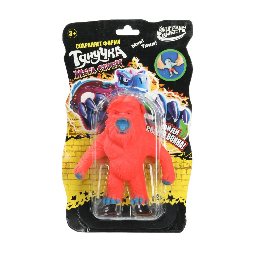 Игрушка тянучка Монстр, цвет красный Играем Вместе JD0782-RU